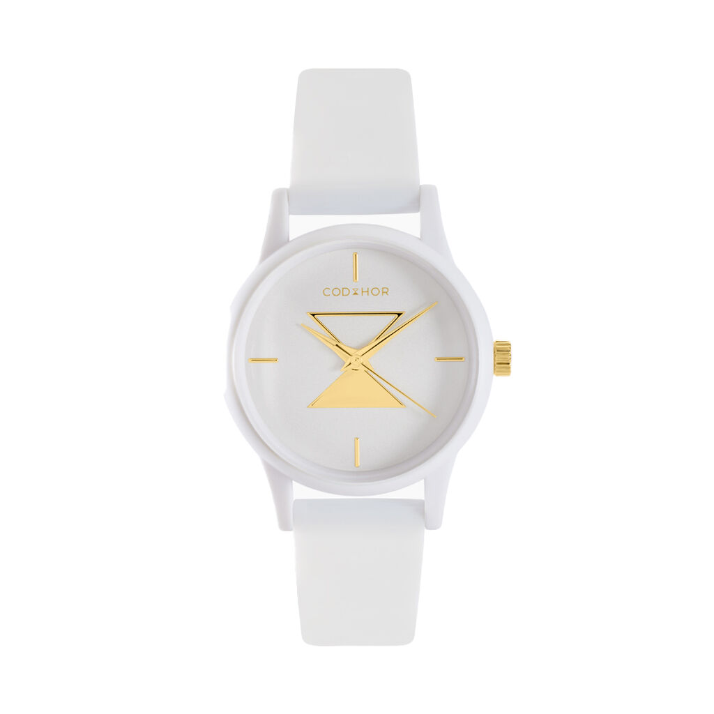 Montre Codhor Pauline Blanc - Montres Femme | Histoire d&rsquo;Or