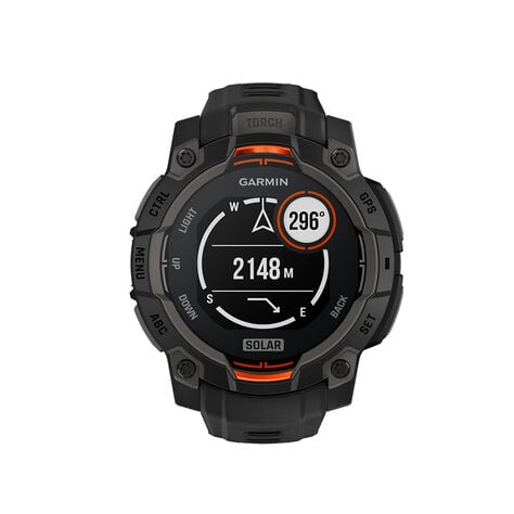 Montre Connect&eacute;e Garmin Instinct 3 - Solar - Montres connect&eacute;es Unisex | Histoire d&rsquo;Or