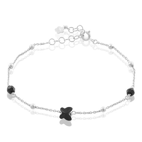 Bracelet Berna Argent Blanc Pierre De Synthese - Bracelets fantaisie Femme | Histoire d’Or