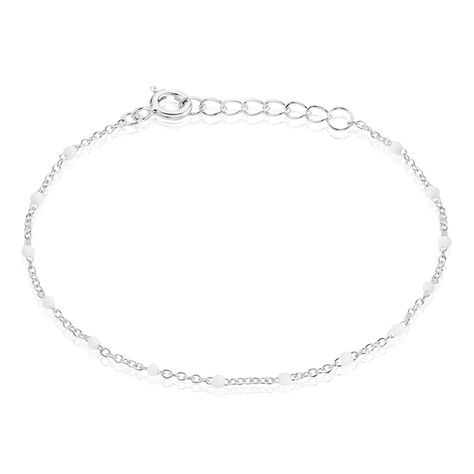 Bracelet Polka Argent Blanc - Bracelets Femme | Histoire d’Or