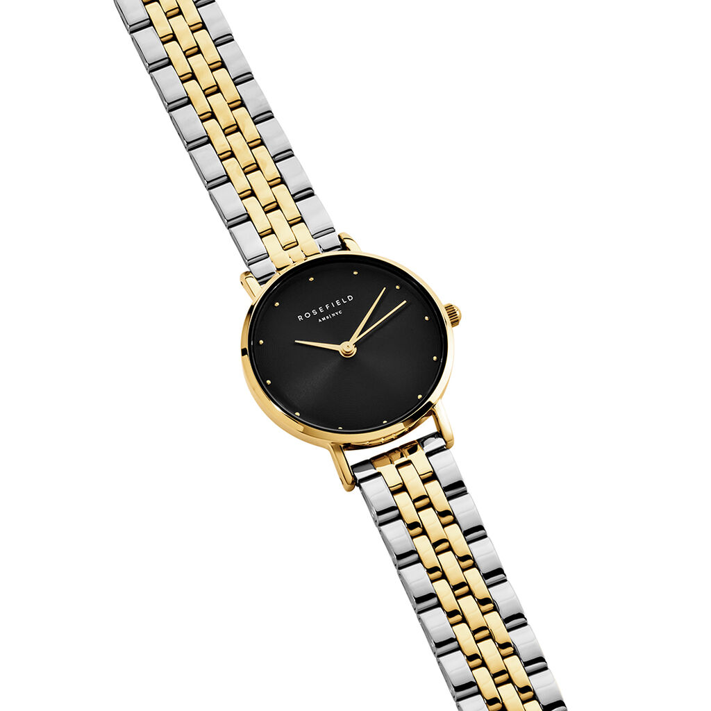 Montre Rosefield Small Edit Noir - Id&eacute;es cadeaux Femme | Histoire d&rsquo;Or