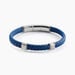Bracelet Jourdan Kamen Cuir Bleu - Bracelets Homme | Histoire d’Or