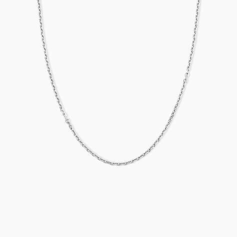 Cha&icirc;ne Claudine Argent Blanc - Chaines Homme | Histoire d&rsquo;Or