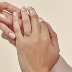 Bague Plaqu&eacute; Or Mahats Oxyde De Zirconium - Bagues solitaires Femme | Histoire d&rsquo;Or