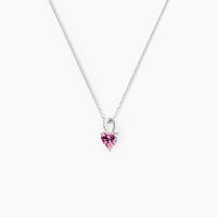 Collier Argent Blanc Atieno Oxyde De Zirconium