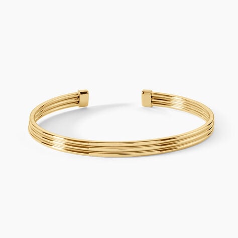 Bracelet Jonc Sigurd Argent Dor&eacute; A L'Or 750/1000 - Bracelets joncs Femme | Histoire d&rsquo;Or
