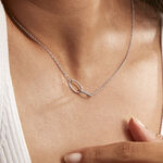 Collier Cherise Argent Blanc - Colliers fantaisie Femme | Histoire d&rsquo;Or