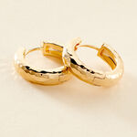 Cr&eacute;oles Ariane Plaqu&eacute; Or Jaune - Boucles d'oreilles cr&eacute;oles Femme | Histoire d&rsquo;Or