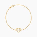 Bracelet Lovina Argent Dor&eacute; A L'Or 750/1000 - F&ecirc;te des m&egrave;res Femme | Histoire d&rsquo;Or