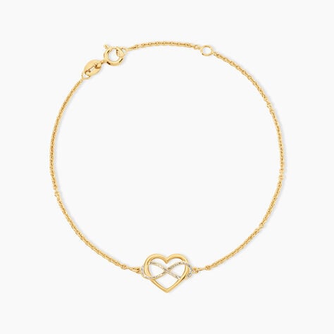 Bracelet Lovina Argent Dor&eacute; A L'Or 750/1000 - F&ecirc;te des m&egrave;res Femme | Histoire d&rsquo;Or