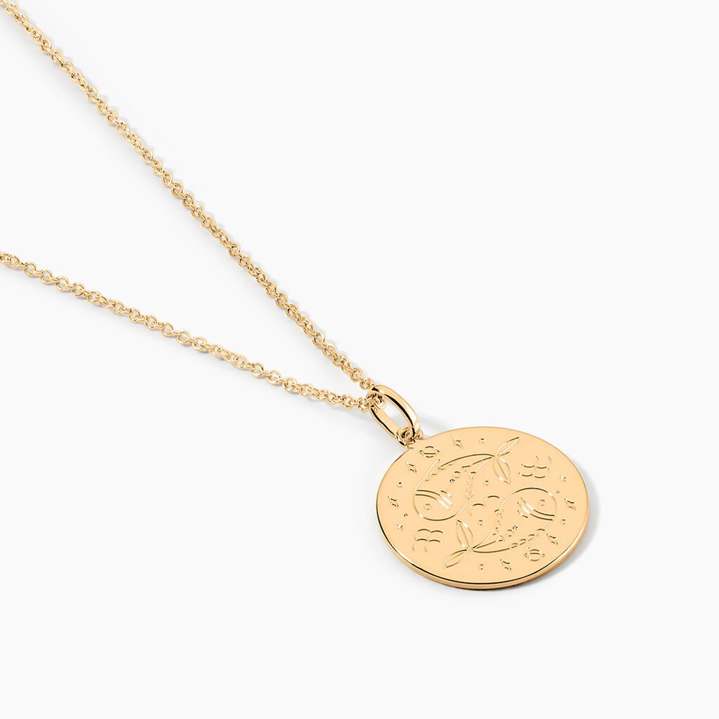 Collier Astro Plaqu&eacute; Or - Colliers Femme | Histoire d&rsquo;Or