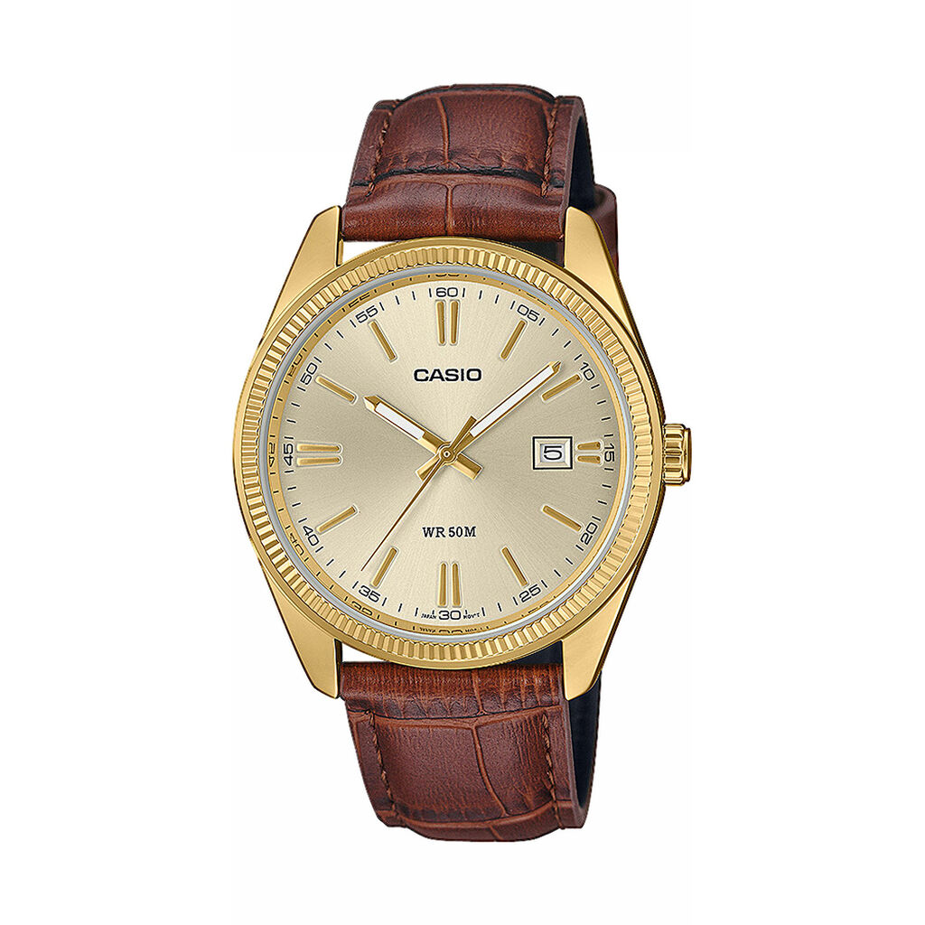 Montre Casio Collection Timeless Dor&eacute; - Montres Unisex | Histoire d&rsquo;Or