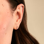 Boucles D'Oreilles Puces Bohumir Or Jaune Oxyde De Zirconium - Clous d'oreilles Enfant | Histoire d&rsquo;Or