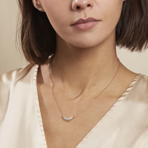 Collier Zoila Plaqué Or Jaune Oxyde De Zirconium - Colliers fantaisie Femme | Histoire d’Or