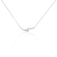 Collier Ainhoa Or Blanc Diamant