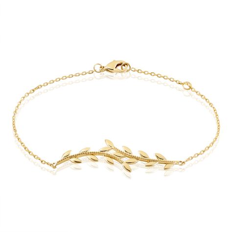 Bracelet Folia Plaqué Or Jaune - Bracelets Femme | Histoire d’Or