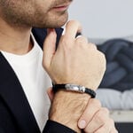 Bracelet Hauc Acier Bicolore - Bracelets Cuir Homme | Histoire d&rsquo;Or