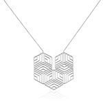 Collier Martine Acier Blanc - Sautoirs Femme | Histoire d&rsquo;Or