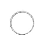 Alliance Marielle Ruban Plat Or Blanc - Alliances Unisex | Histoire d&rsquo;Or