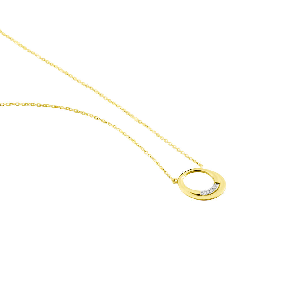 Collier Circlane Or Jaune Diamant - Colliers Femme | Histoire d’Or