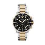Montre Emporio Armani World Explorer Noir - Montres solaires Homme | Histoire d&rsquo;Or