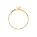Bague Solitaire Abelia Or Jaune Oxyde De Zirconium - Bagues solitaires Femme | Histoire d’Or