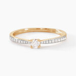 Bague Solitaire Hemera Or Jaune Diamant - Bagues solitaires Femme | Histoire d&rsquo;Or