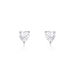Boucles D'oreilles Puces Breana Argent Blanc Oxyde De Zirconium - Boucles d'oreilles fantaisie Femme | Histoire d’Or