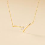 Collier Valeriana Or Jaune Oxyde De Zirconium - Colliers Femme | Histoire d&rsquo;Or