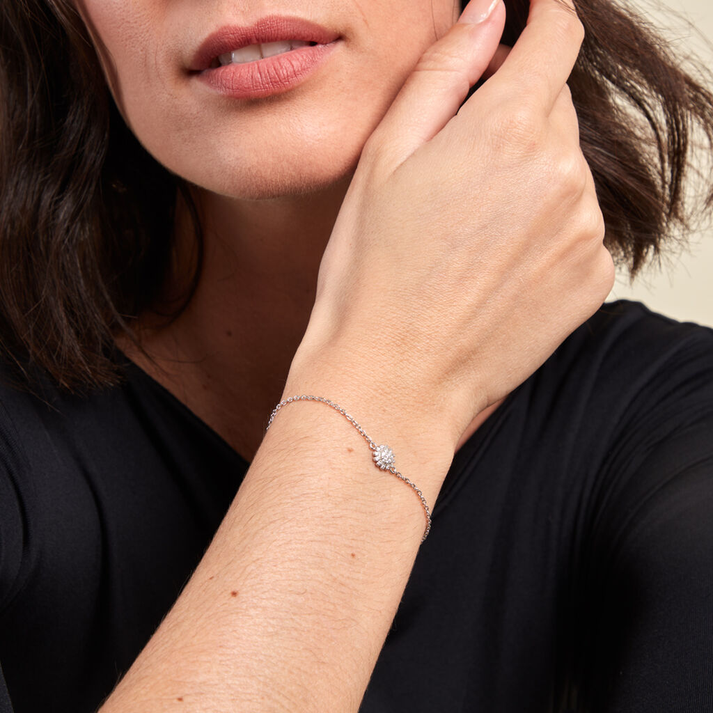 Bracelet Hazel Argent Blanc Oxyde De Zirconium - Bracelets Femme | Histoire d’Or