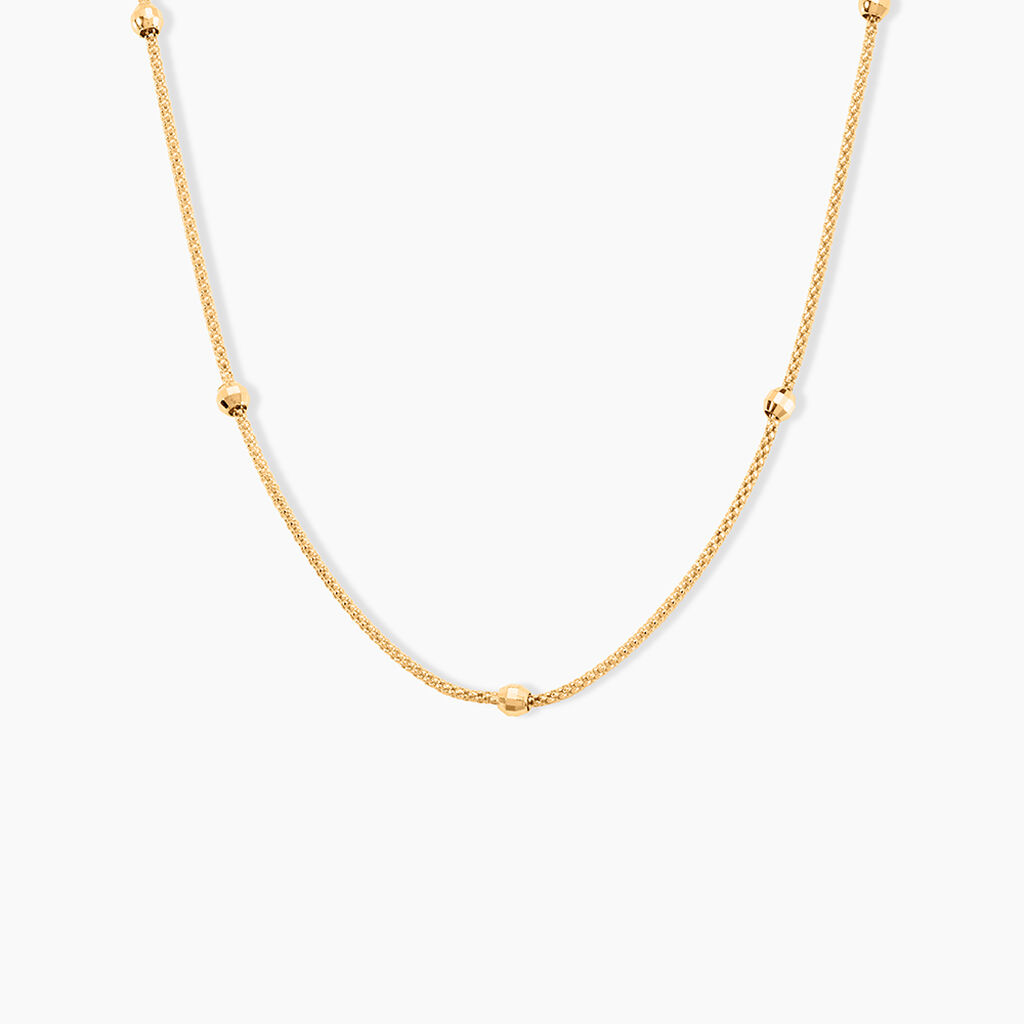 Collier Assiba Or Jaune - Colliers Femme | Histoire d&rsquo;Or