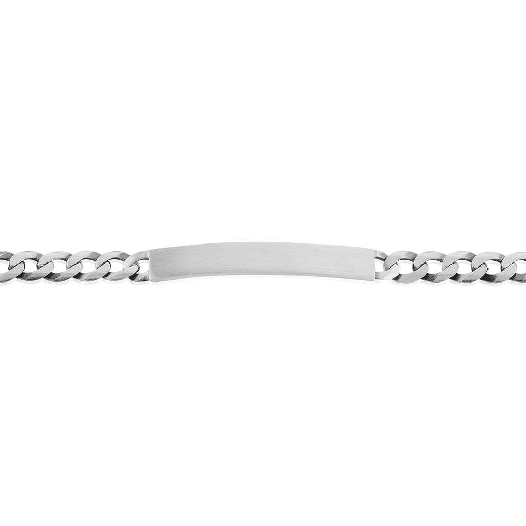 Bracelet Identit&eacute; Casper Argent Gris - F&ecirc;te des m&egrave;res Femme | Histoire d&rsquo;Or