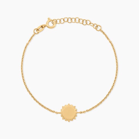 Bracelet Madline Argent Dor&eacute; A L'Or 750/1000 - Bijoux sans pierre Femme | Histoire d&rsquo;Or