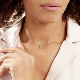 Collier Osanna Or Blanc Diamant - Colliers Infini Femme | Histoire d’Or
