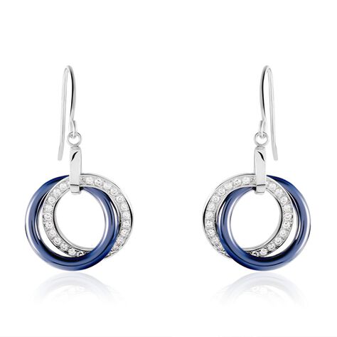 Boucles D'oreilles Pendantes Grizzel Argent Blanc Céramique Oxyde - Boucles d'oreilles fantaisie Femme | Histoire d’Or