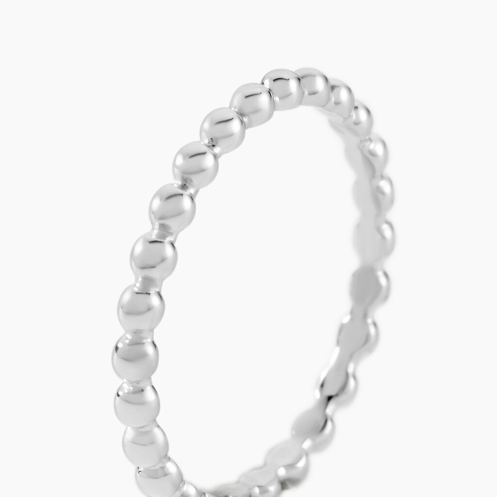 Bague Joaninha Argent Blanc - Bagues fantaisie Femme | Histoire d&rsquo;Or