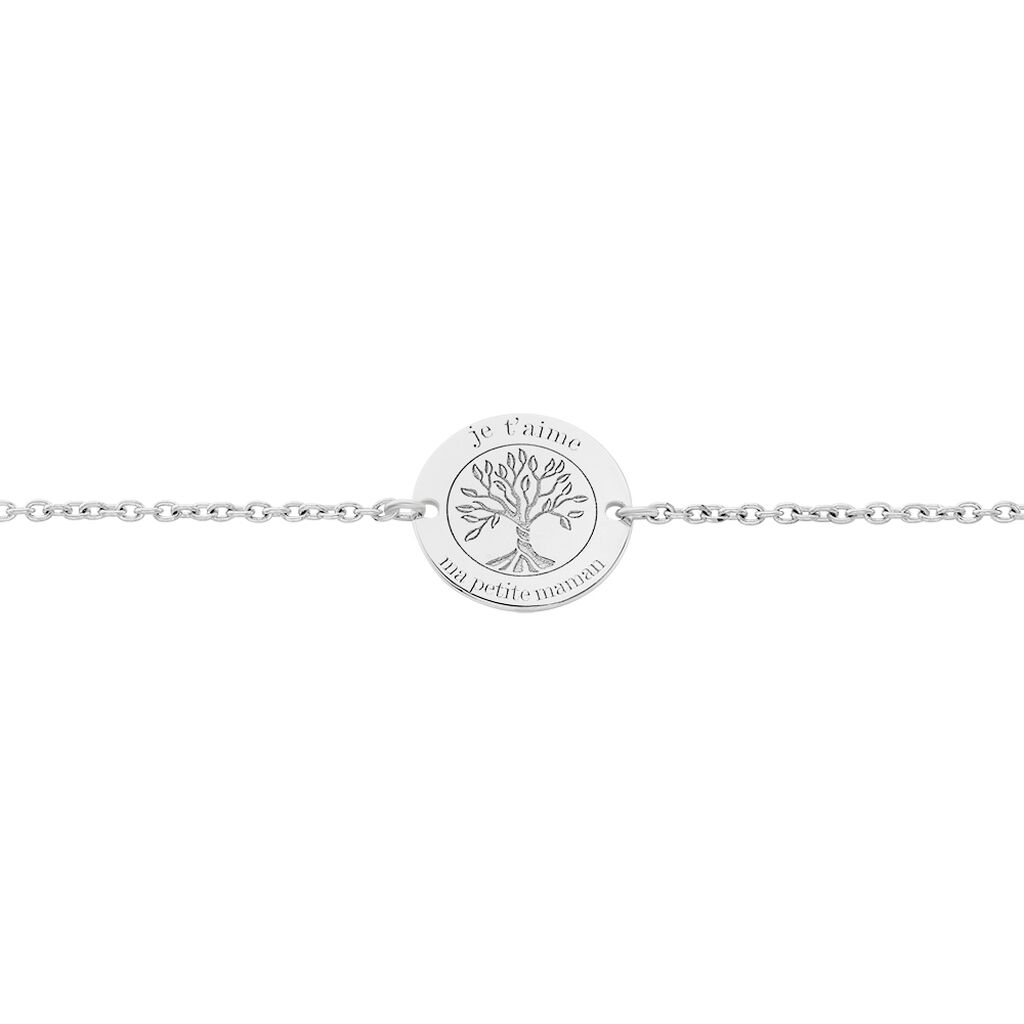 Bracelet Jollene Argent Blanc - Bracelets Femme | Histoire d’Or
