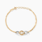 Bracelet Louisa Or Bicolore - Bracelets Femme | Histoire d&rsquo;Or