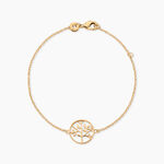 Bracelet Plaque Or Jaune Galvina - Bracelets Femme | Histoire d&rsquo;Or