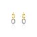 Boucles D'oreilles Pendantes Margane Or Jaune Diamant - Boucles d'oreilles pendantes Femme | Histoire d’Or