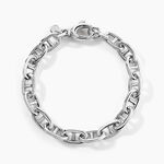 Bracelet Nazima Maille Marine Argent Blanc - Bracelets Femme | Histoire d&rsquo;Or