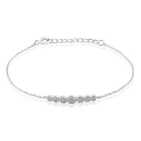 Bracelet Lerzan Argent Blanc Oxyde De Zirconium - Bracelets Femme | Histoire d’Or