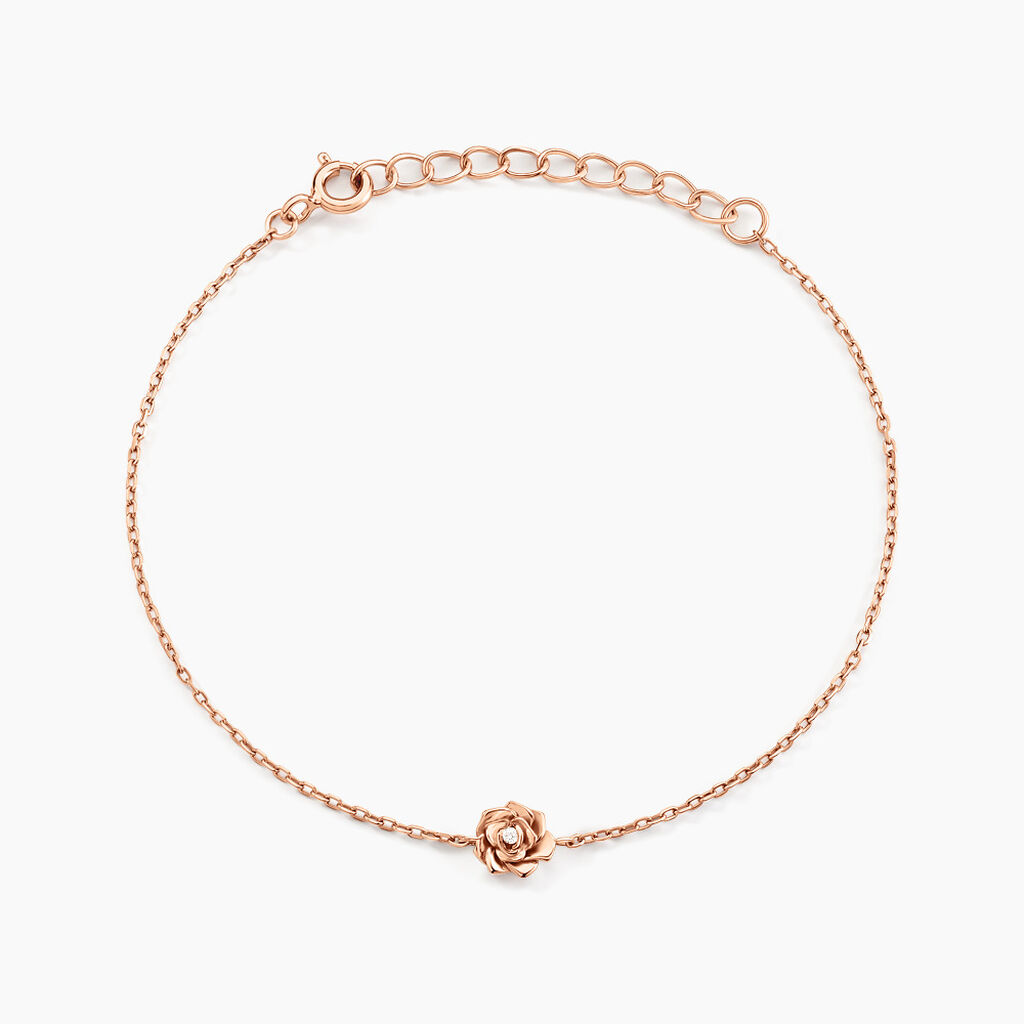Bracelet Jannea Argent Rose Oxyde De Zirconium - Bracelets Femme | Histoire d’Or