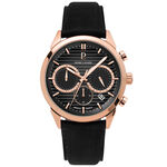 Montre Pierre Lannier Monarck Noir - Id&eacute;es cadeaux Homme | Histoire d&rsquo;Or