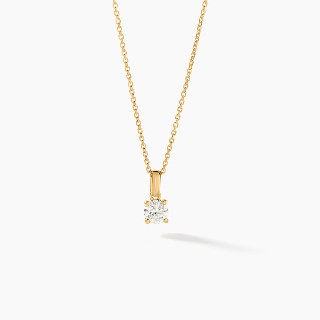 Pendentif One Or Jaune Diamant - Pendentifs Femme | Histoire d&rsquo;Or