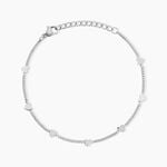 Bracelet Eva Acier Blanc - Bracelets fantaisie Femme | Histoire d&rsquo;Or
