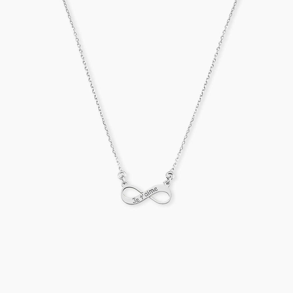 Collier Argent Blanc Wandis - Colliers fantaisie Femme | Histoire d’Or