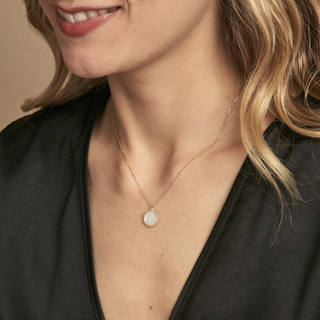 Collier Naïade Or Jaune Nacre - Colliers Femme | Histoire d’Or