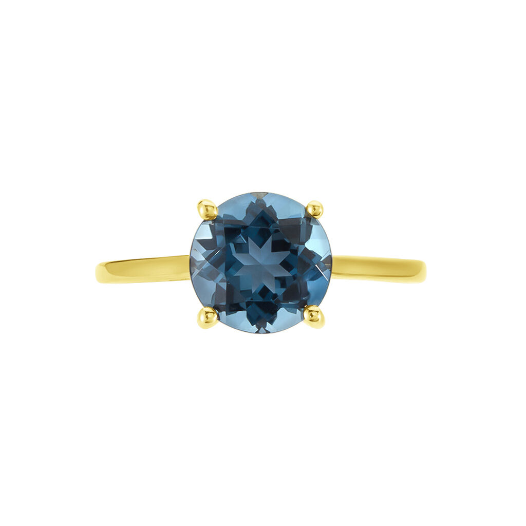 Bague Or Jaune Wilfreda Topaze - Bagues solitaires Femme | Histoire d’Or