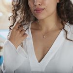 Collier Aodren Or Jaune Oxyde De Zirconium - Colliers Famille | Histoire d&rsquo;Or